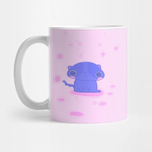 Blue cat Mug